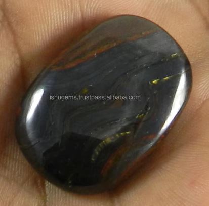 Natural Wholesale 12 gms Iron Tiger 23x33mm Oval Cabochon Gemstone For Jewelry IG0789