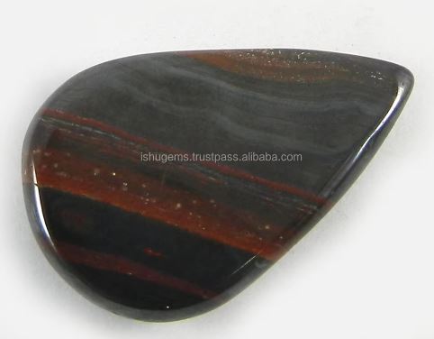 Best Natural Iron Tiger Eye Jasper 20x32mm Pear Cabochon 814gms Gemstone for Jewelry IG0790