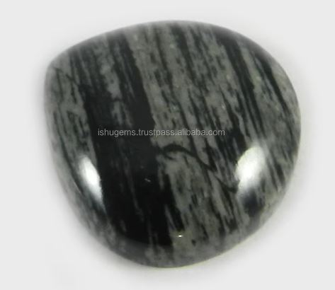 Top Quality Natural Moftail Jasper 23mm Heart Cabochon 650 Gms Loose Gemstone For Jewelry Making