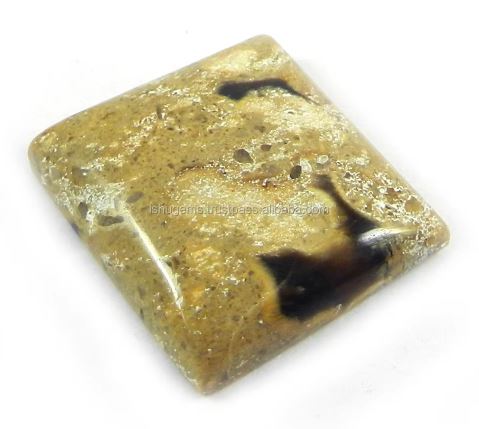 Best Stone Natural Peanut Wood Jasper 25x23mm Rectangle Cabochon 710 gms Gemstone for Jewelry IG0811