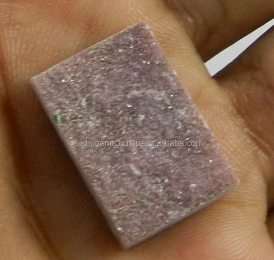 High Quality 410 gms Natural Cobalt Calcite 15x22mm Rectangle Cab gemstone for jewelry