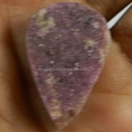 High Quality Natural Cobalt Calcite 685 gms Pear shape 19x29mm gemstone for jewelry