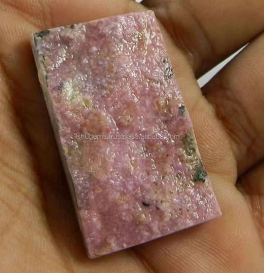 1125 gms Natural Cobalt Calcite 23x38mm Rectangle Shape gemstone for jewellery IG0824