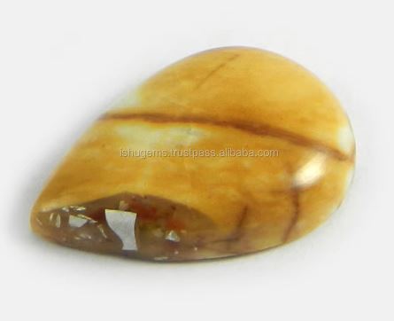 Handmade 360 gms Natural Brecciated Mookaite Jasper 18x28mm Pear Cab gemstone for jewellery IG0825
