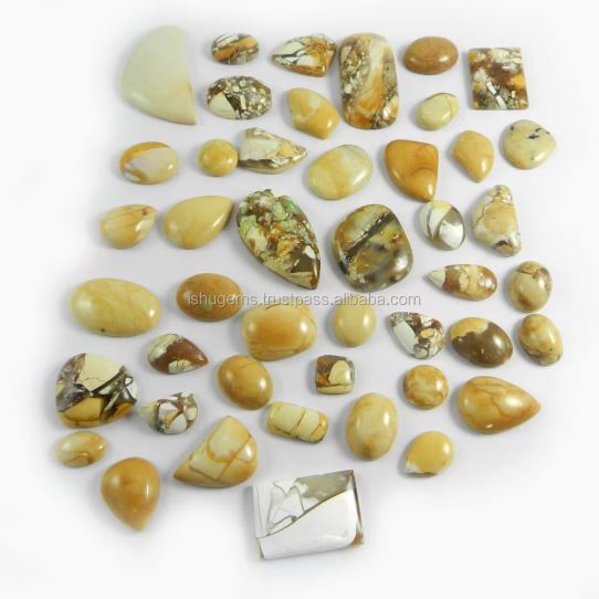 45 Pcs Natural Brecciated Mookaite Jasper 100 gms Free form Cabochon Loose Gemstone For Jewelry IG0829