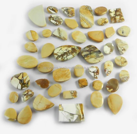 45 Pcs Natural Brecciated Mookaite Jasper 100 gms Free form Cabochon Loose Gemstone For Jewelry IG0829