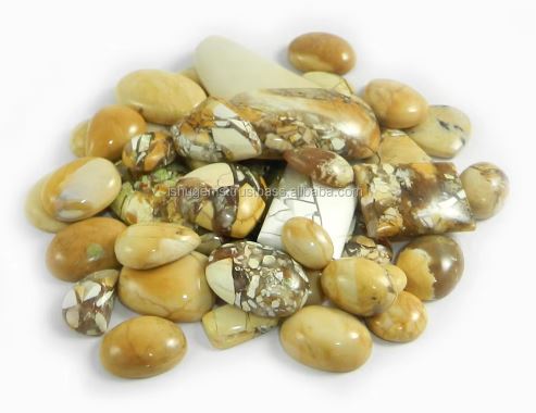 45 Pcs Natural Brecciated Mookaite Jasper 100 gms Free form Cabochon Loose Gemstone For Jewelry IG0829