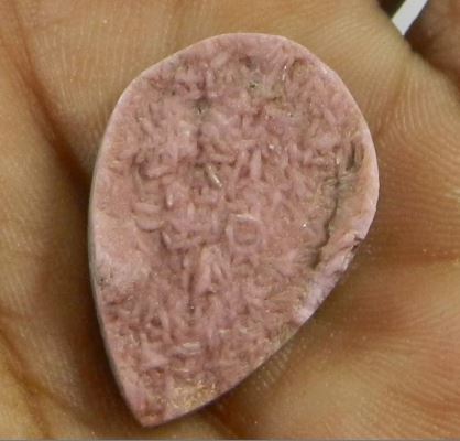 Natural 3 gms Cobalt Calcite 17x25mm Pear Shape Gemstone For Jewellery Making