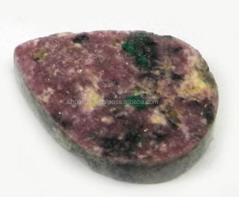 AA High Quality 310 Gms Natural Cobalt Calcite 16x22mm Pear Shape Natural Pink Druzy Loose Gemstone for Jewelry IG0834