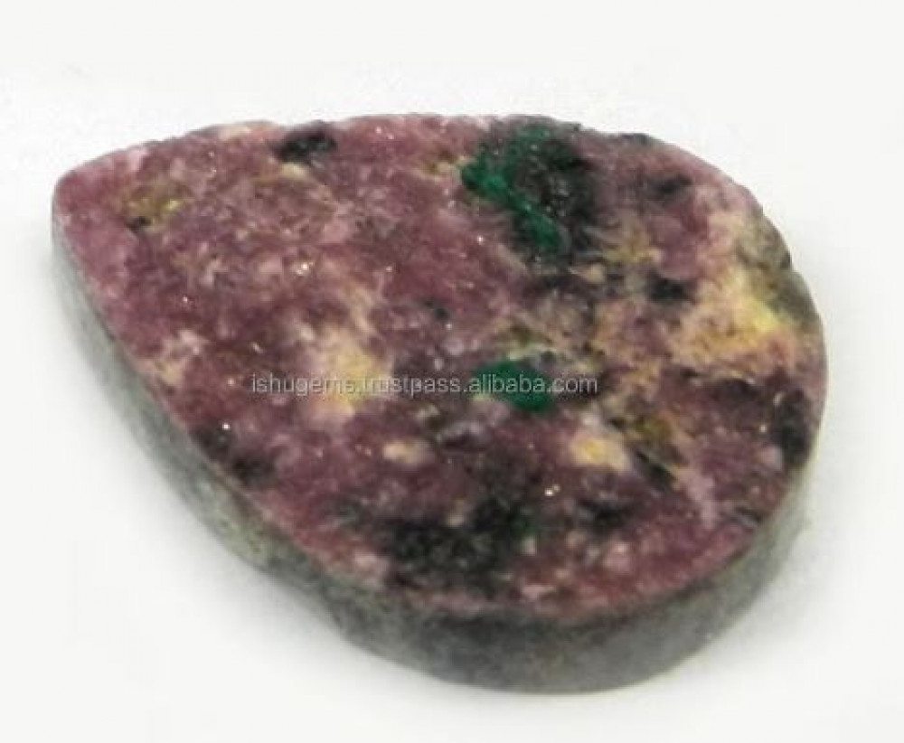 Image of AA High Quality 3.10 Gms Natural Cobalt Calcite 16x22mm Pear Shape Natural Pink Druzy Loose Gemstone for Jewelry IG0834