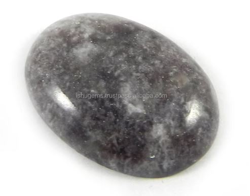 Natural 440 gms Lepidolite 18x26mm Oval Cabochon Loose Gemstone For Jewelry
