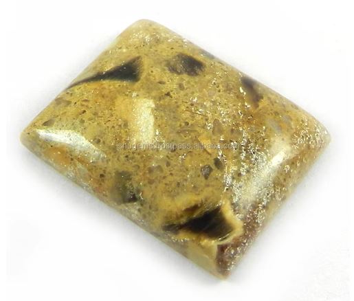 Natural Peanut Wood Jasper 18x24mm Rectangle Cabochon Loose Gemstone For jewelry