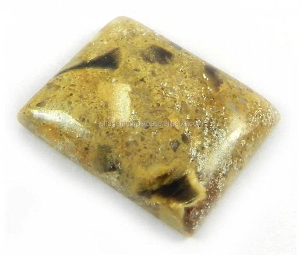 Image of Natural Peanut Wood Jasper 18x24mm Rectangle Cabochon Loose Gemstone For jewelry