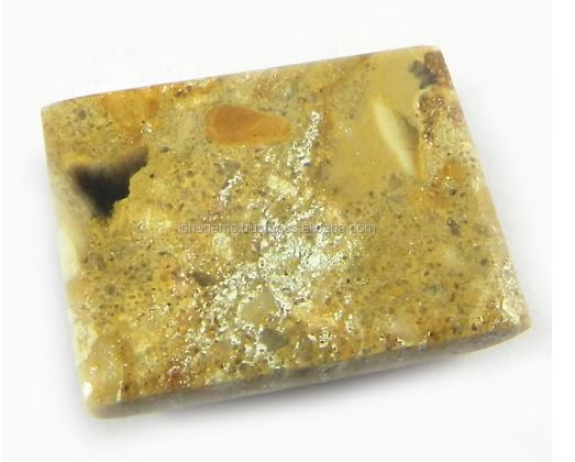 Natural Peanut Wood Jasper 18x24mm Rectangle Cabochon Loose Gemstone For jewelry