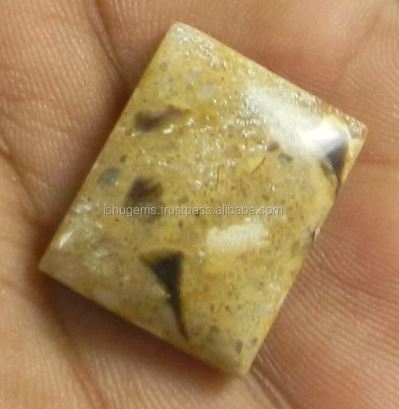 Natural Peanut Wood Jasper 18x24mm Rectangle Cabochon Loose Gemstone For jewelry