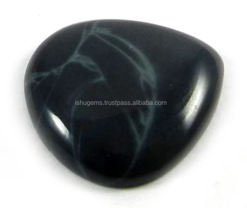 250 gms Natural Vivianite jasper 20mm Heart Cabochon Gemstone For Jewelry IG0849