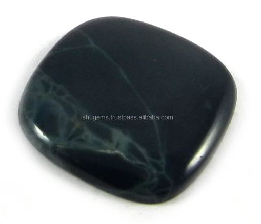High Quality 210 gms Natural Vivianite jasper 19mm Cushion Square Cabochon Gemstone For Jewelry IG0852