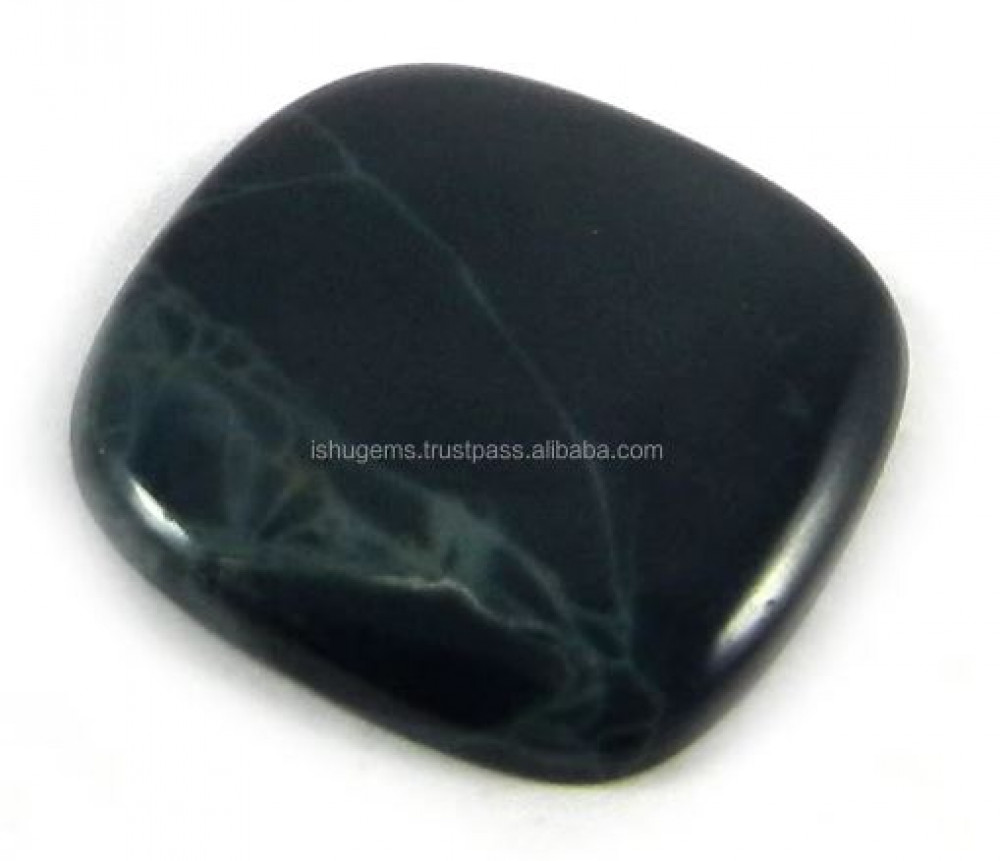 Image of High Quality 2.10 gms Natural Vivianite jasper 19mm Cushion Square Cabochon Gemstone For Jewelry IG0852