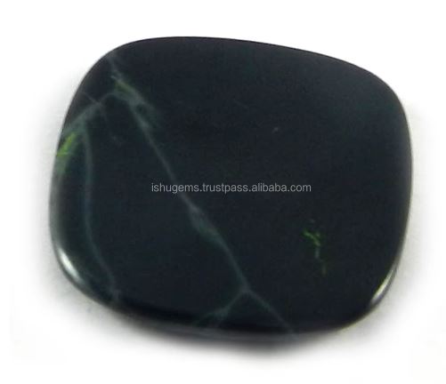 High Quality 210 gms Natural Vivianite jasper 19mm Cushion Square Cabochon Gemstone For Jewelry IG0852