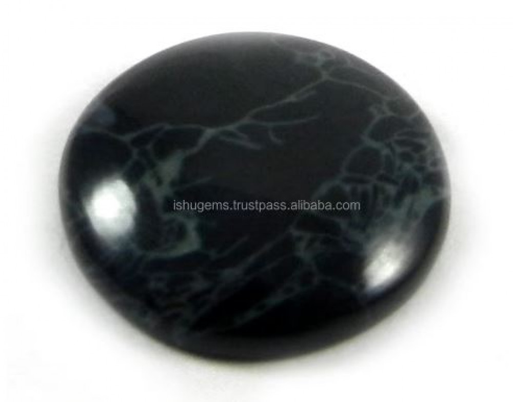 Image of Best Quality 2.40 gms Natural Vivianite jasper 19mm Round Cabochon gemstone for jewelry IG0854