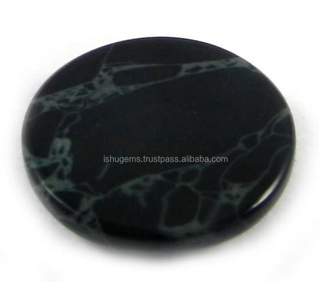Best Quality 240 gms Natural Vivianite jasper 19mm Round Cabochon gemstone for jewelry IG0854