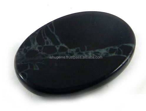 Wholesale High Quality Natural Vivianite Jasper 450gms Oval Cut 19x27mm Gemstone for Jewelry IG0855