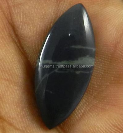 Perfect Quality Natural Vivianite 160 gms Marquise Cabochon 11x21mm Gemstone For Jewelry IG0856