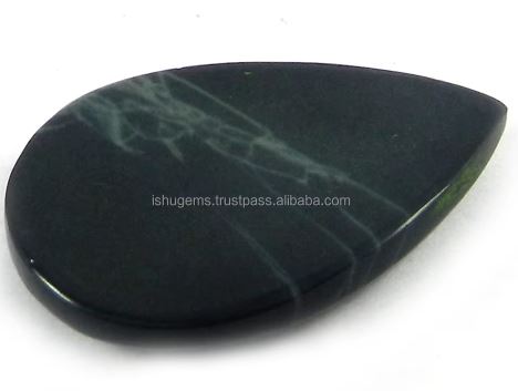 425 Gms Natural Vivianite Jasper 20x30mm Pear Cut Cabochon Gemstone for Jewelry Ishu Gems IG0857
