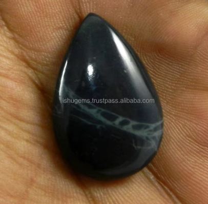 425 Gms Natural Vivianite Jasper 20x30mm Pear Cut Cabochon Gemstone for Jewelry Ishu Gems IG0857