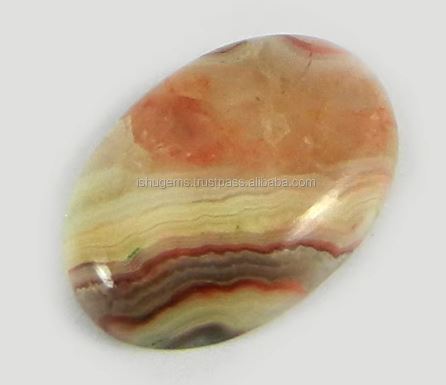 Natural Crazy Lace Agate 1420mm Oval Cabochon 190 gms Gemstone For Jewellery IG0875
