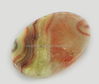 Natural Crazy Lace Agate 1420mm Oval Cabochon 190 gms Gemstone For Jewellery IG0875
