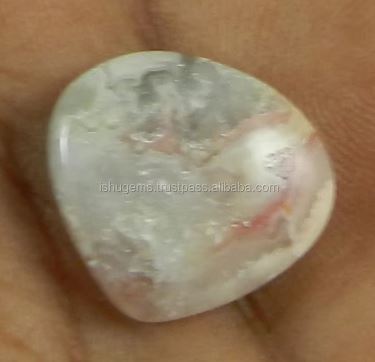 Perfect Quality Natural Crazy Lace Agate 220 gms Heart Cab 16mm Gemstone For Jewelry