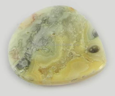 Perfect Quality Natural Crazy Lace Agate 370 gms Heart Cabochon 22mm Gemstone For Jewelry