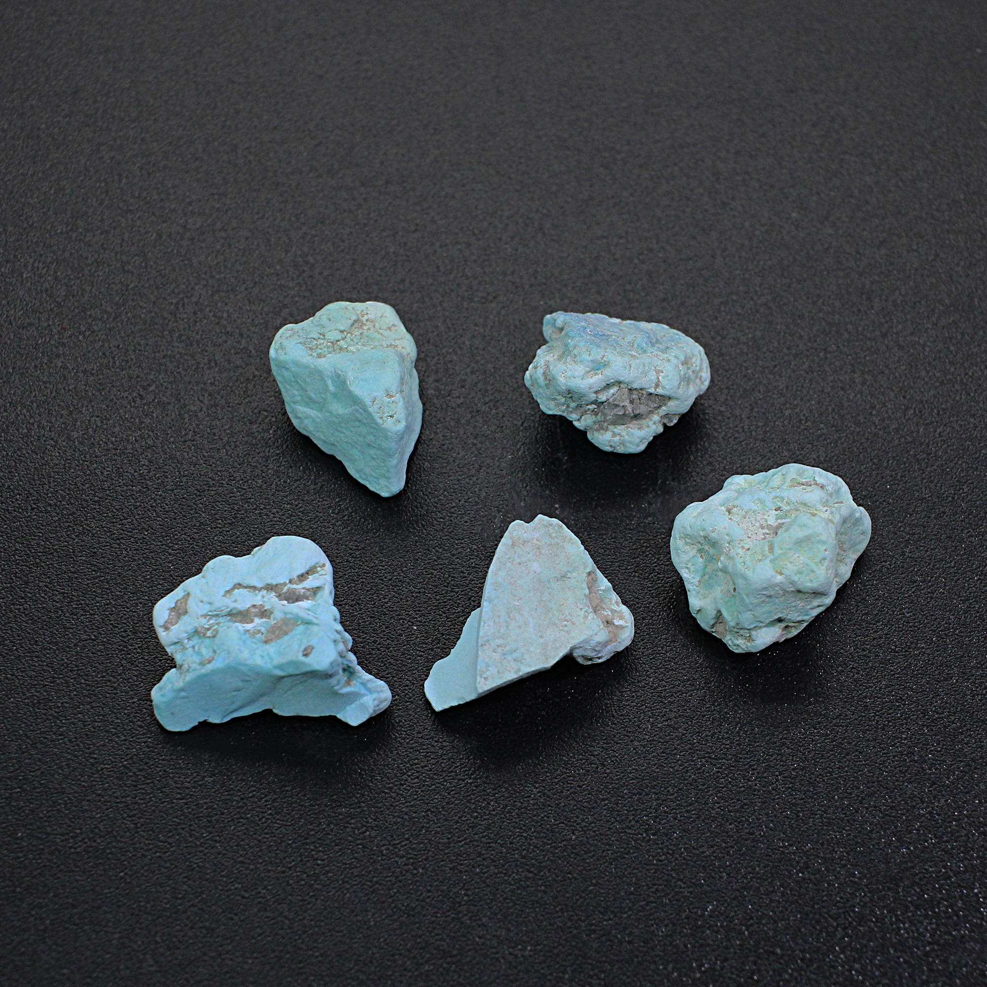 5 Pcs Natural Arizona Turquoise Freefrom Rough 7350 Cts Wholesale Lots