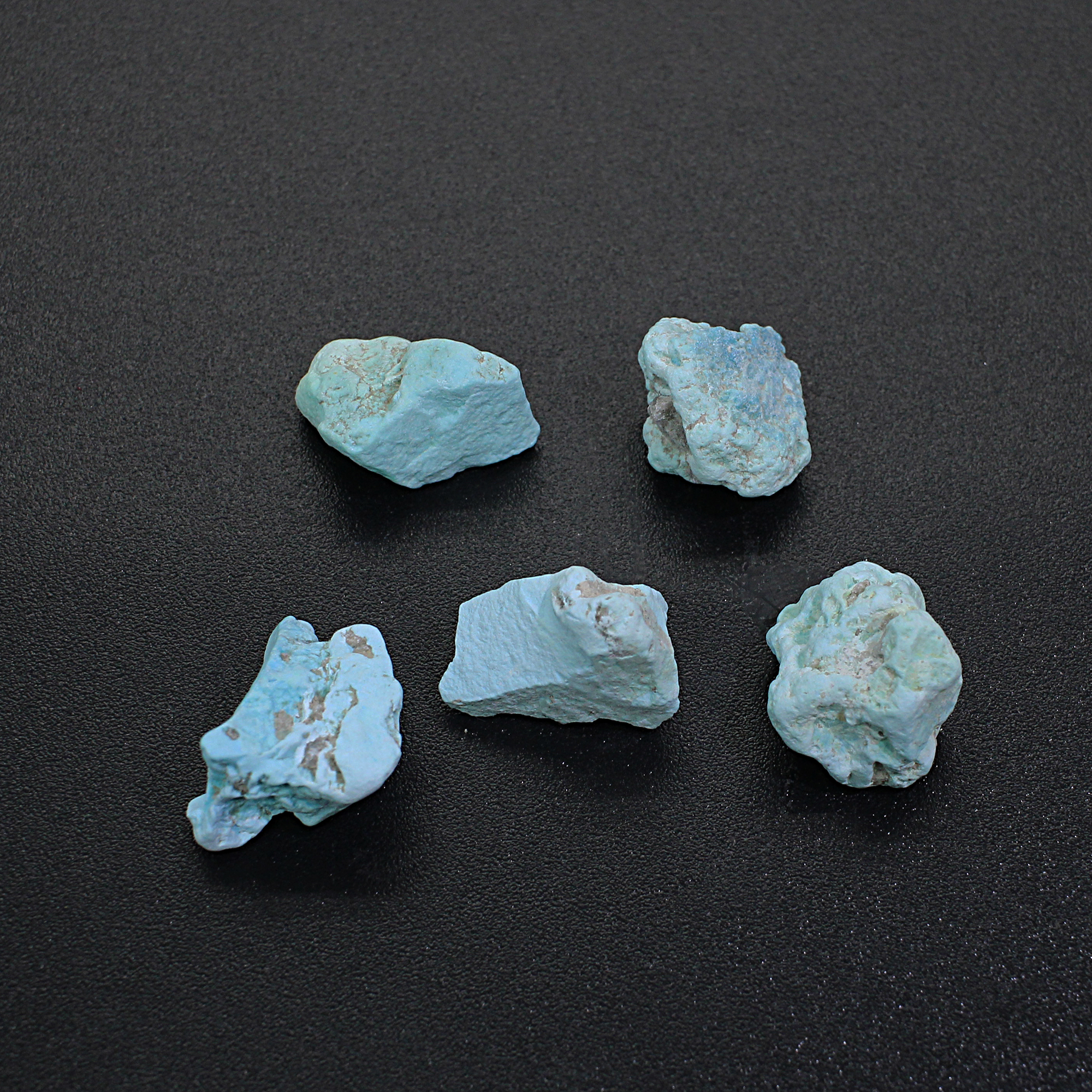 5 Pcs Natural Arizona Turquoise Freefrom Rough 7350 Cts Wholesale Lots