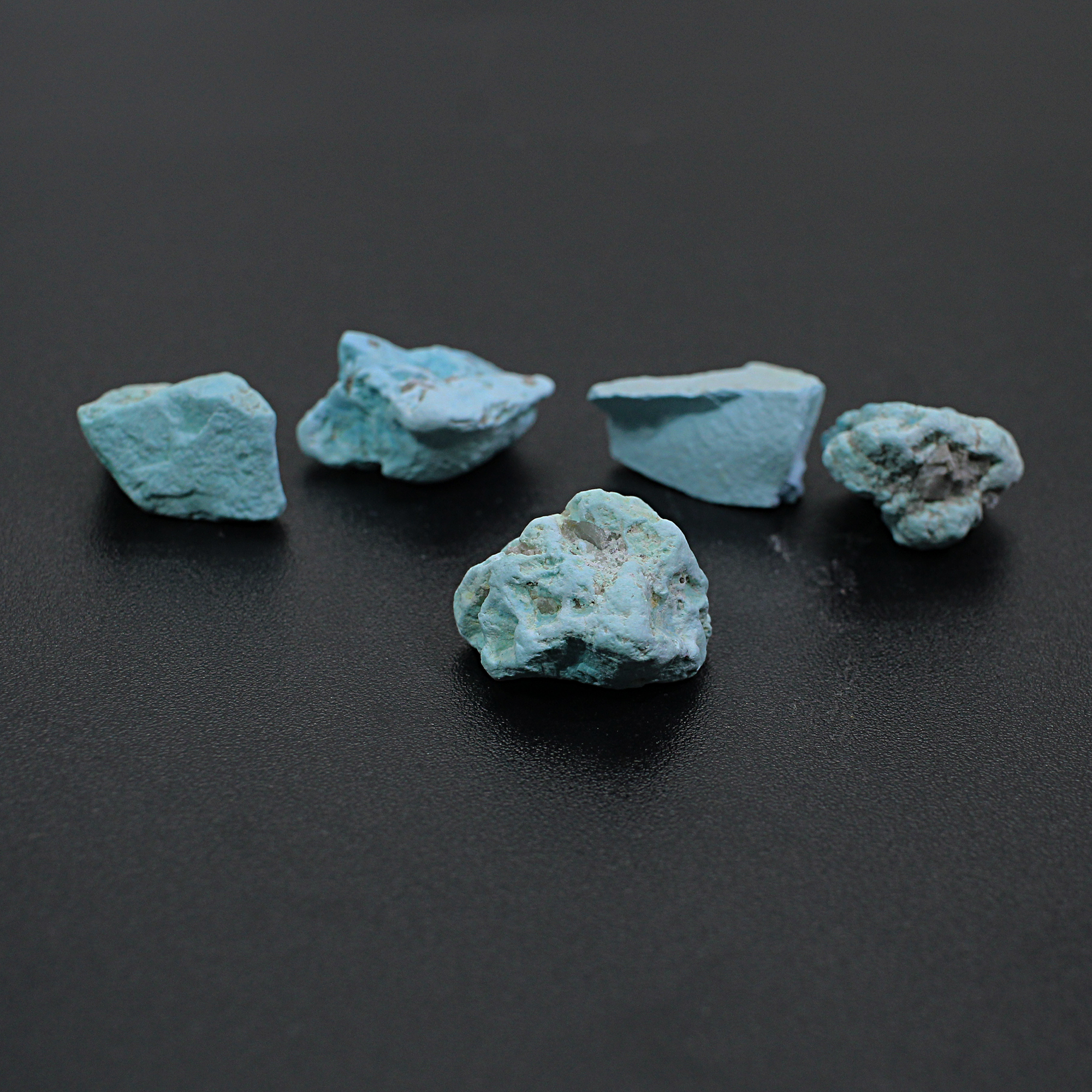 5 Pcs Natural Arizona Turquoise Freefrom Rough 7350 Cts Wholesale Lots