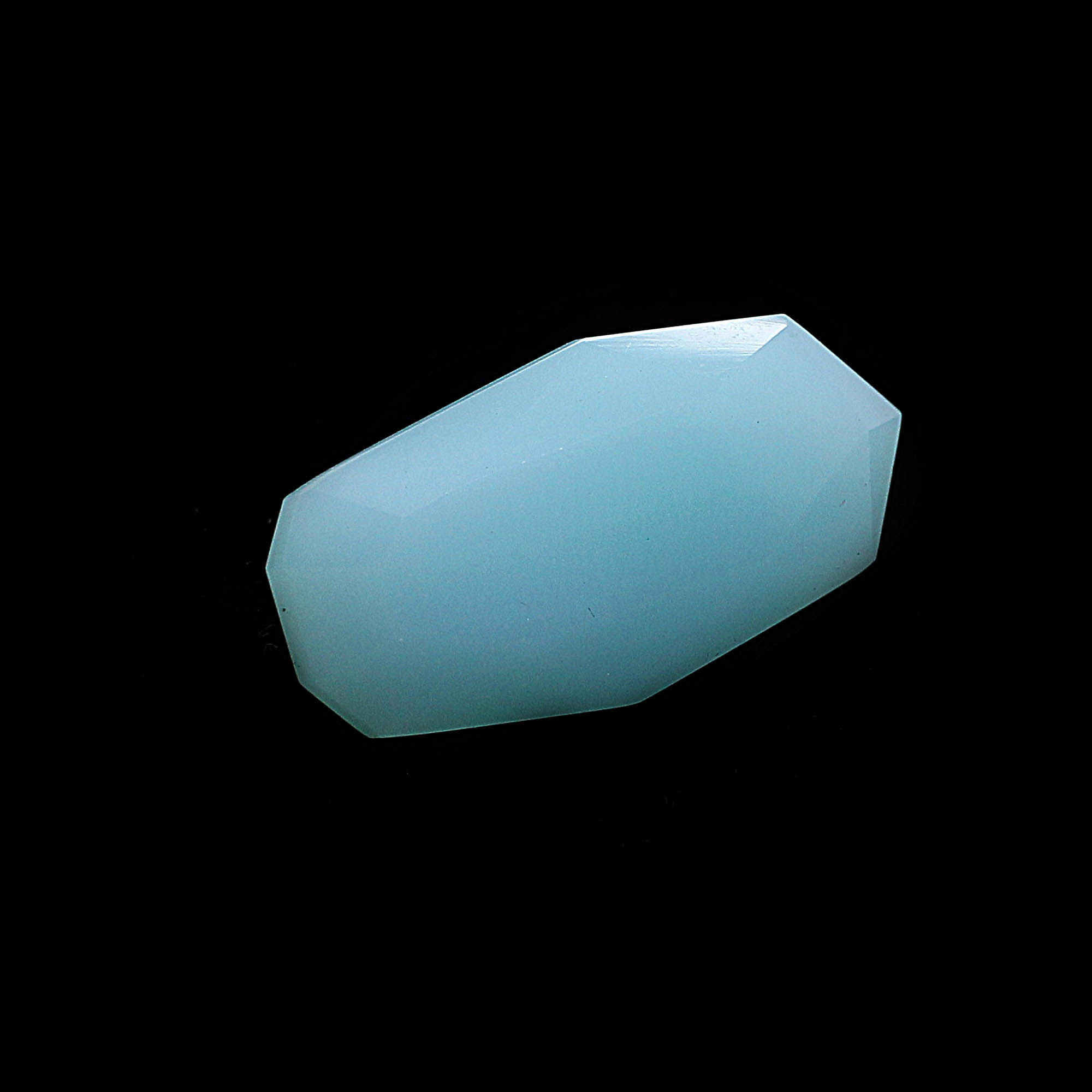 Natural Aqua Chalcedony 32x16mm Fancy Cut 3935 Cts