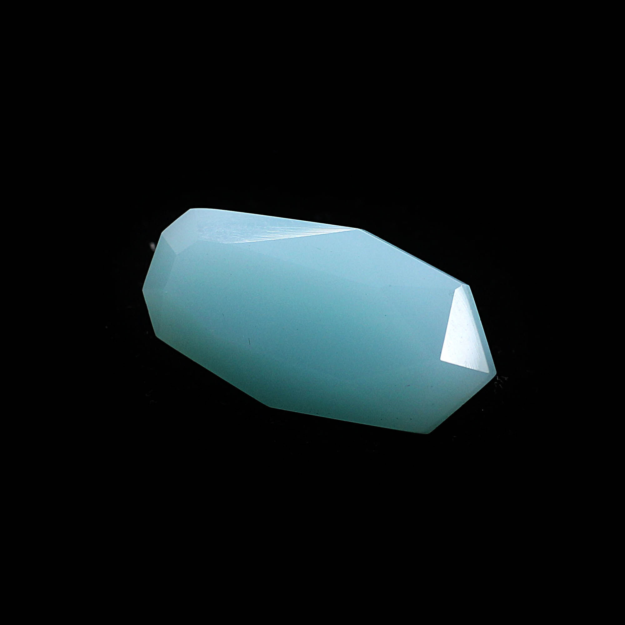 Natural Aqua Chalcedony 32x16mm Fancy Cut 3935 Cts