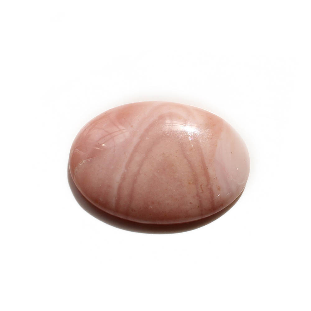 Natural Pink Opal 31x22mm Oval Cabochon 230 Cts