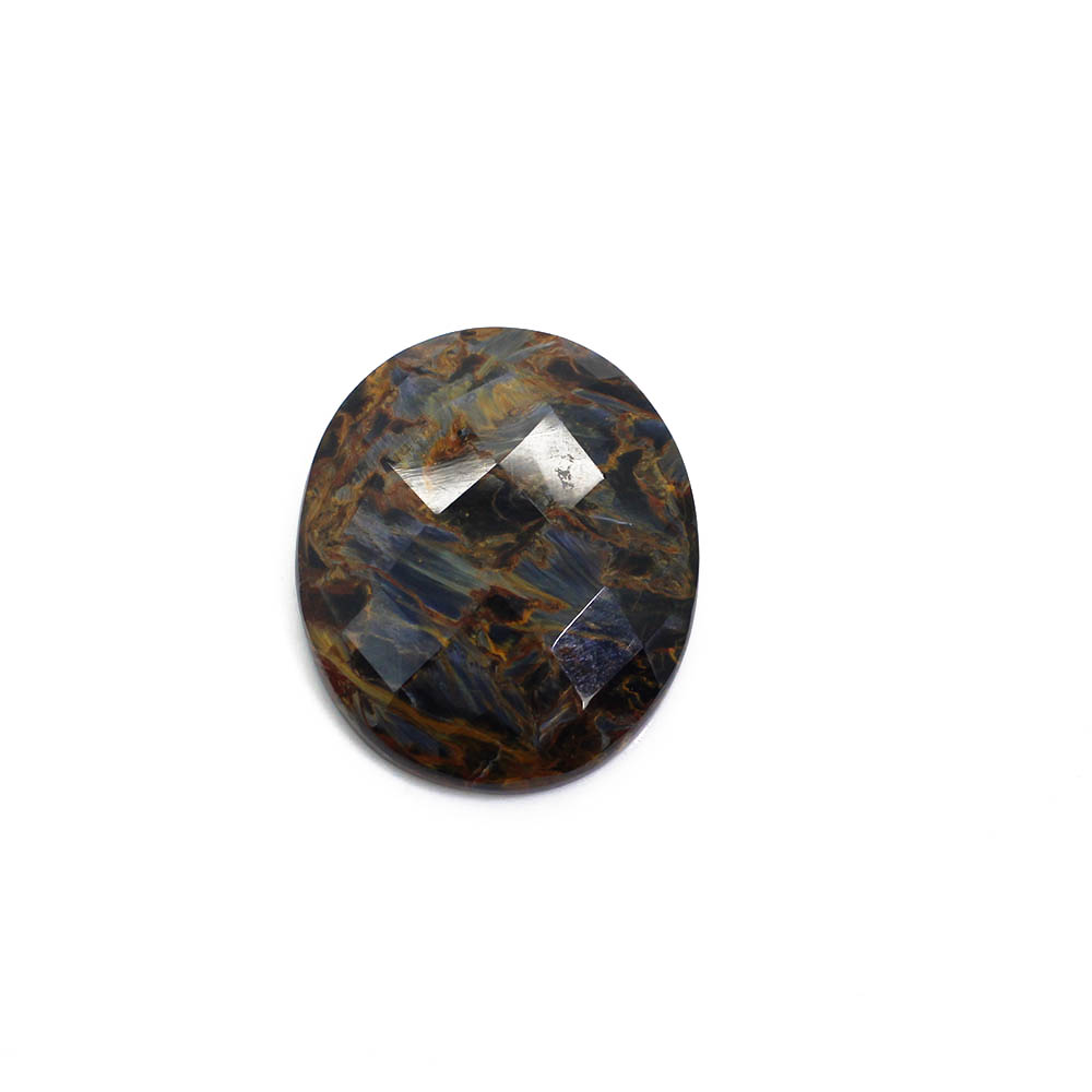 Natural Pietersite 26x21mm Oval Checker Cut 2130 Cts