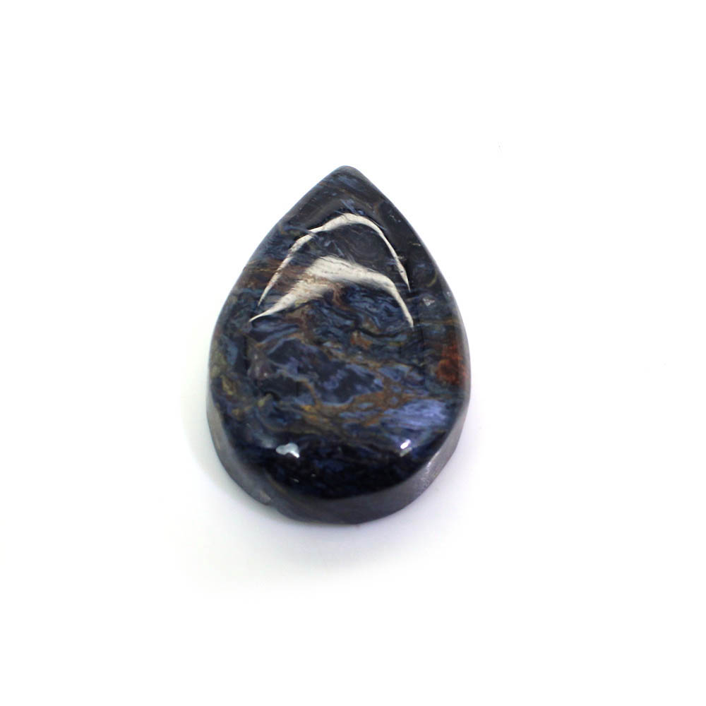 Natural Pietersite Jasper 28x19mm Pear Cabochon 3260 Cts