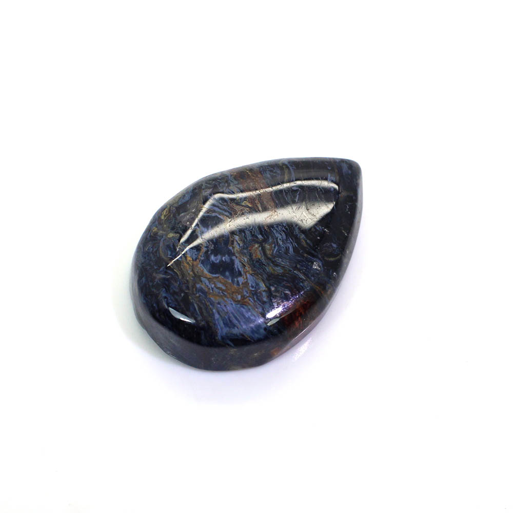 Natural Pietersite Jasper 28x19mm Pear Cabochon 3260 Cts