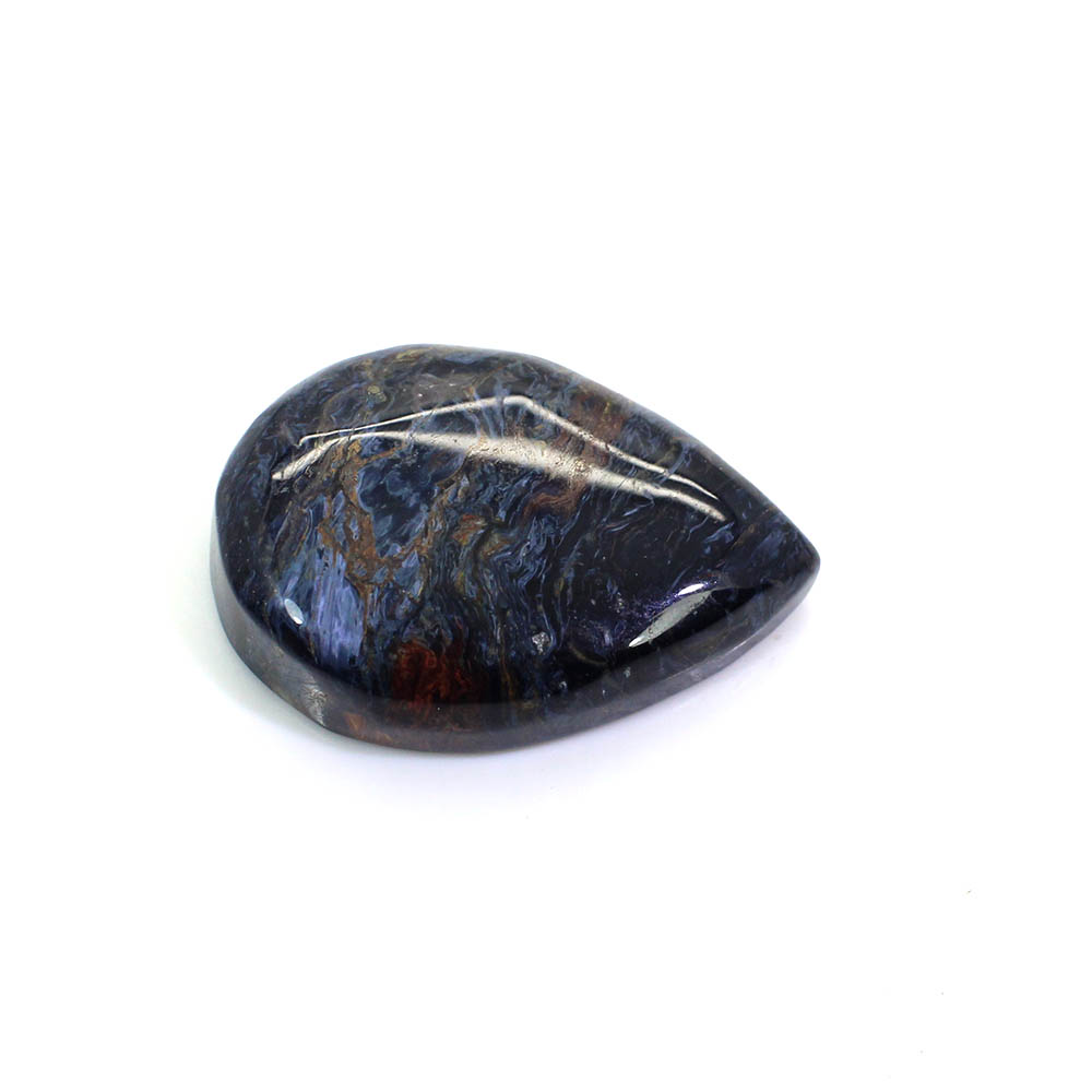 Natural Pietersite Jasper 28x19mm Pear Cabochon 3260 Cts