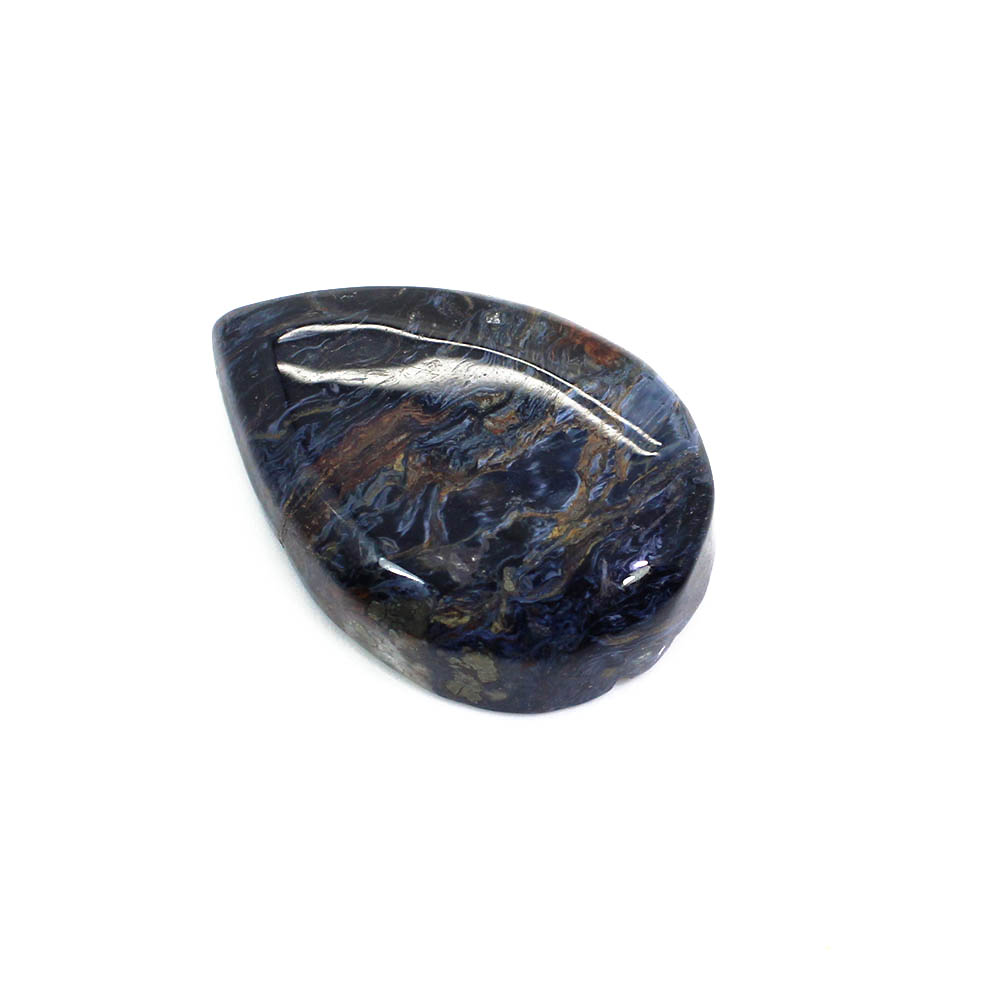 Natural Pietersite Jasper 28x19mm Pear Cabochon 3260 Cts