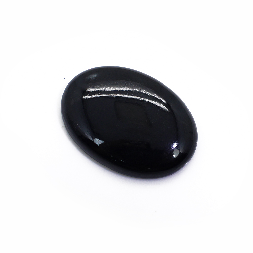 Natural Black Onyx 29x21mm Oval Cabochon 2420 Cts