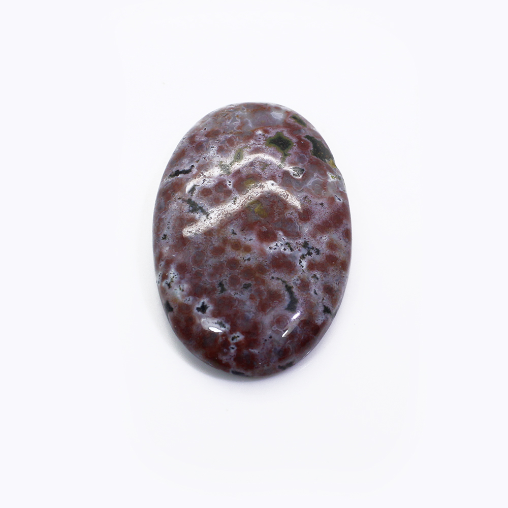 Natural Ocean Jasper 31x20mm Oval Cabochon 2955 Cts
