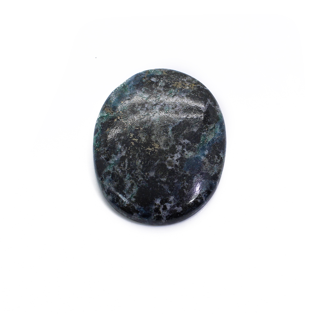 Natural Neon Apatite 32x25mm Oval Cabochon 4025 Cts