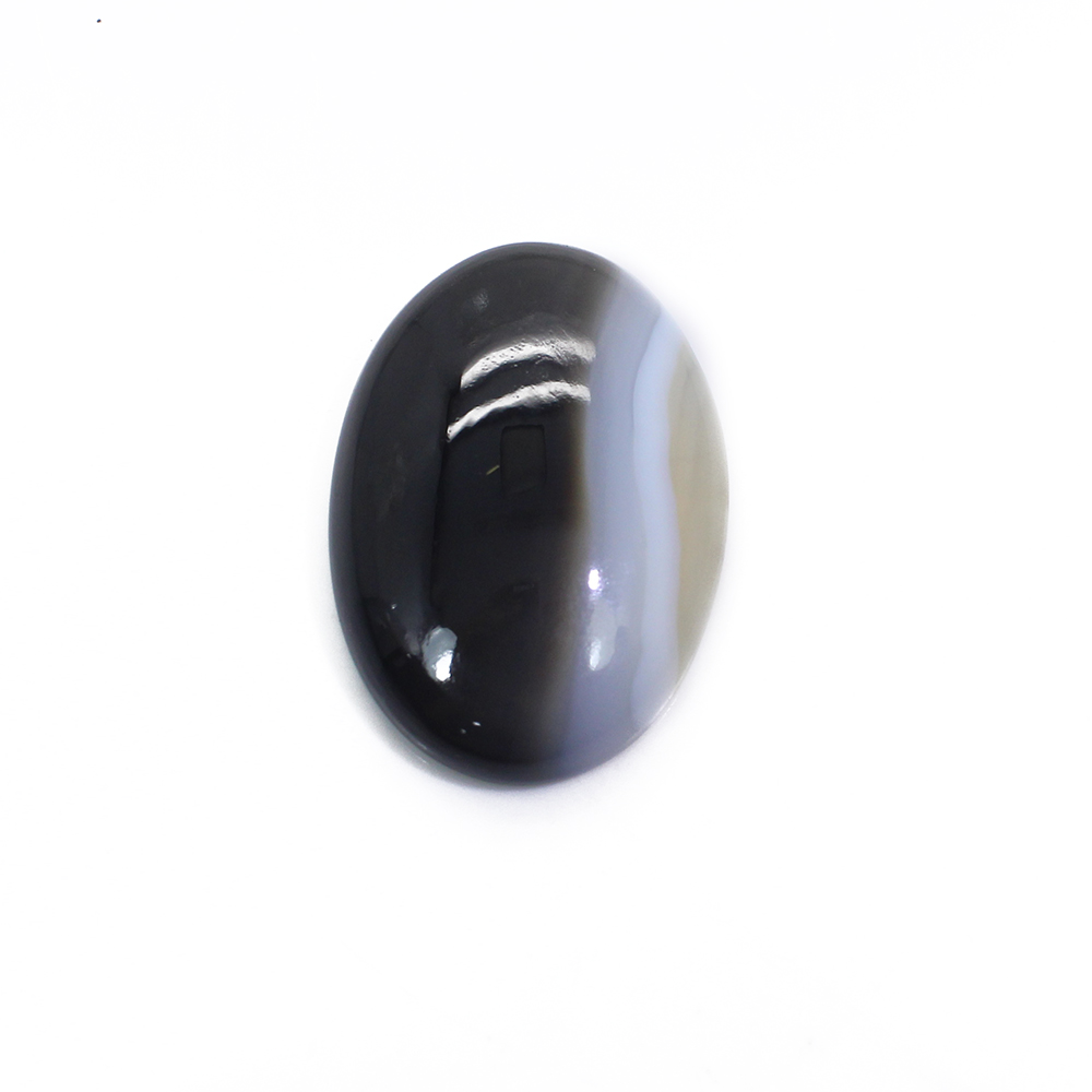 Natural Black Sard Onyx 28x19mm Oval Cabochon 2700 Cts
