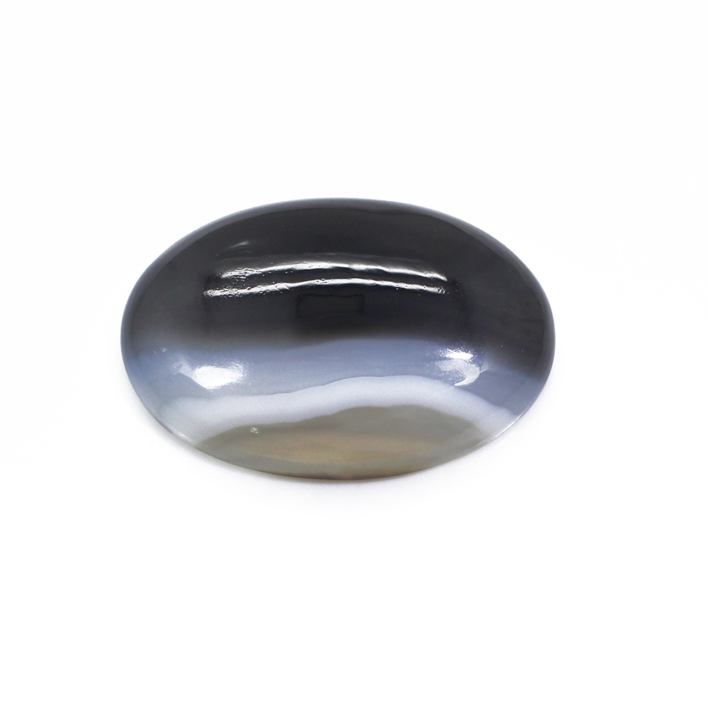 Natural Black Sard Onyx 28x19mm Oval Cabochon 2700 Cts