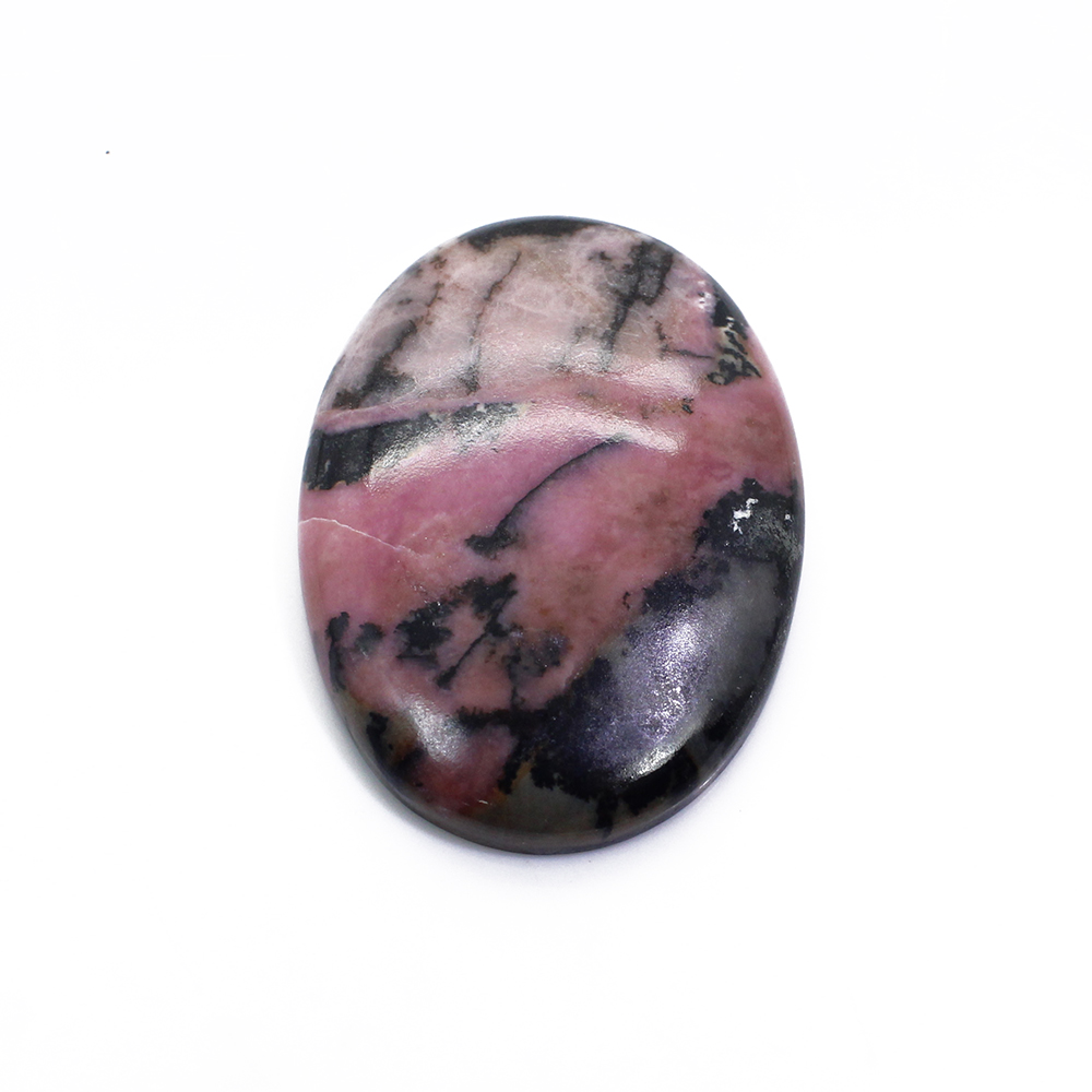 Natural Rhodonite 31x21mm Oval Cabochon 3955 Cts